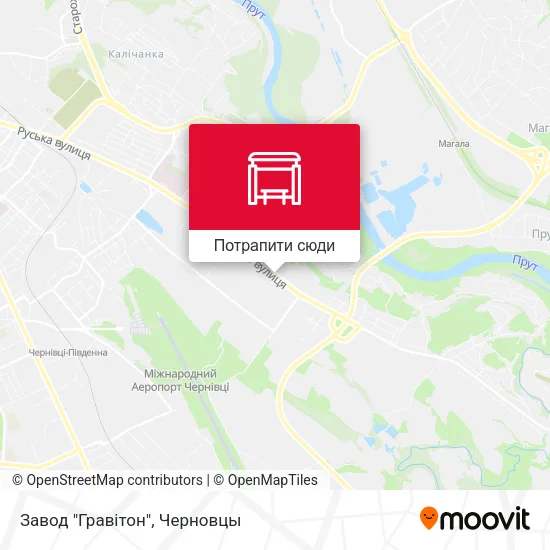 Карта Завод "Гравітон"