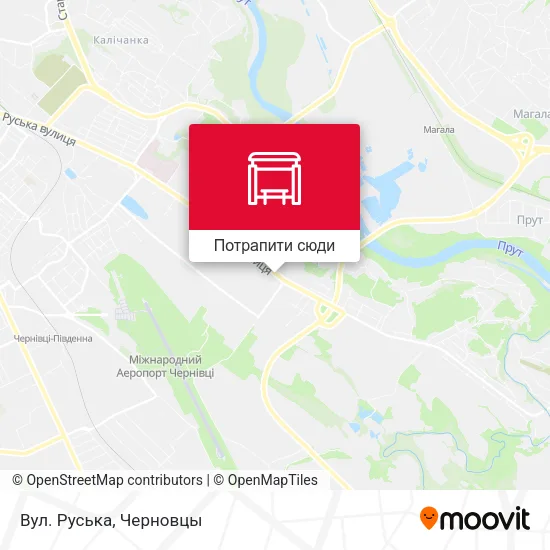 Карта Вул. Руська
