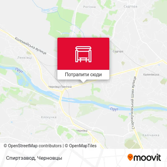 Карта Спиртзавод