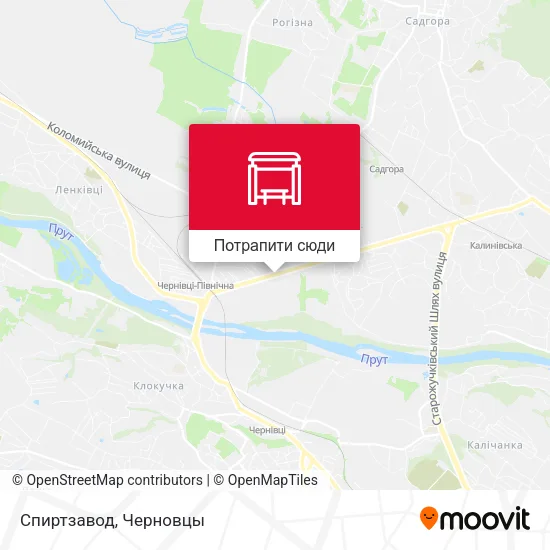 Карта Спиртзавод
