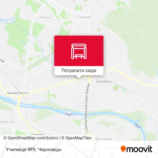 Карта Училище №9