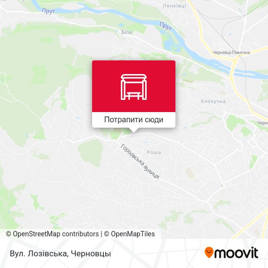 Карта Вул. Лозівська
