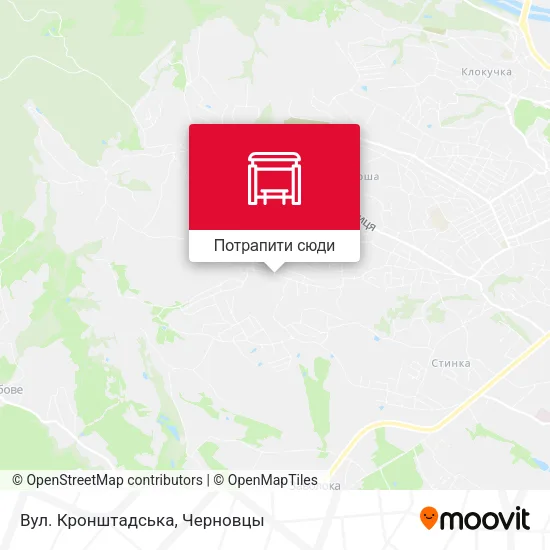Карта Вул. Кронштадська