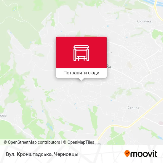 Карта Вул. Кронштадська