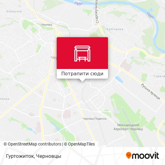 Карта Гуртожиток