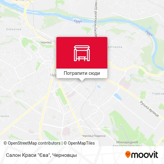 Карта Салон Краси "Єва"