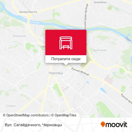 Карта Вул. Сагайдачного