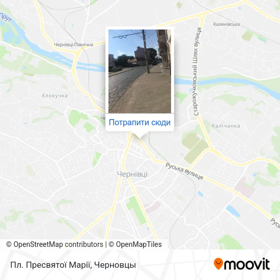 Карта Пл. Пресвятої Марії
