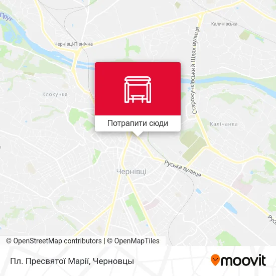Карта Пл. Пресвятої Марії
