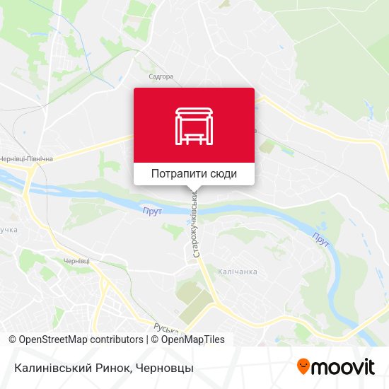 Карта Калинівський Ринок
