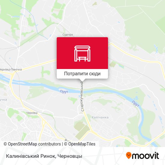 Карта Калинівський Ринок