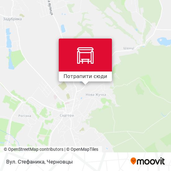 Карта Вул. Стефаника