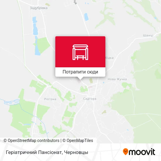 Карта Геріатричний Пансіонат