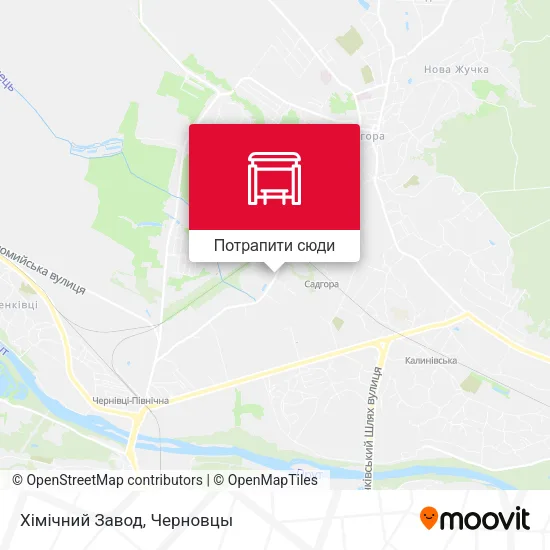 Карта Хімічний Завод