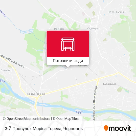 Карта 3-Й Провулок Моріса Тореза