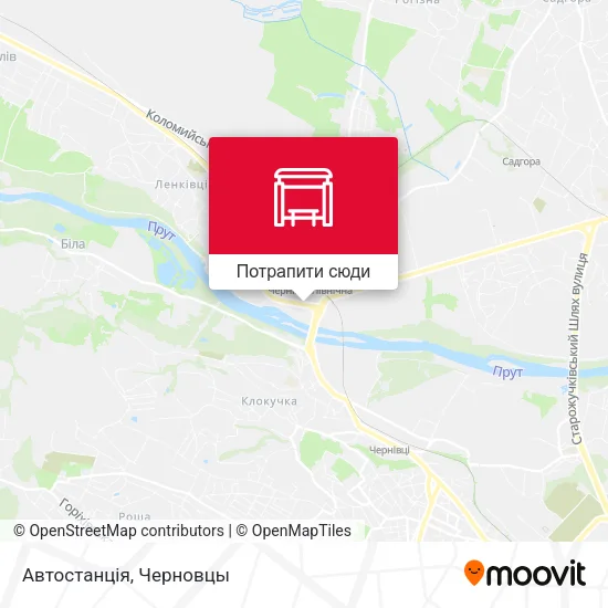 Карта Автостанція