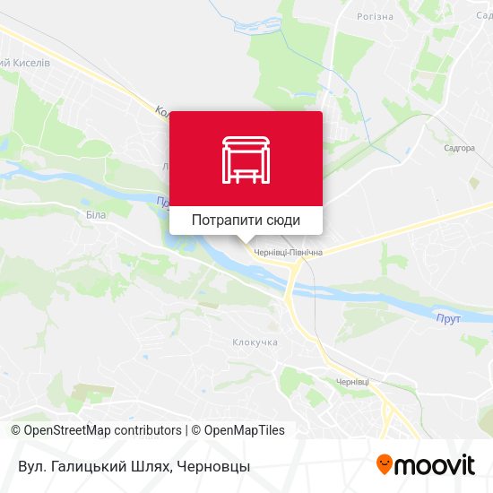 Карта Вул. Галицький Шлях