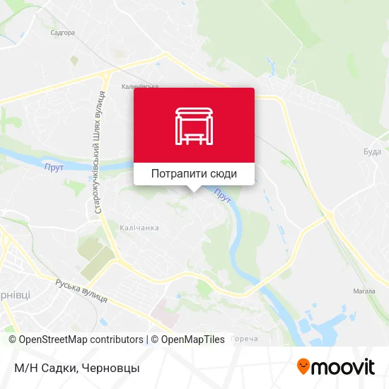 Карта М/Н Садки
