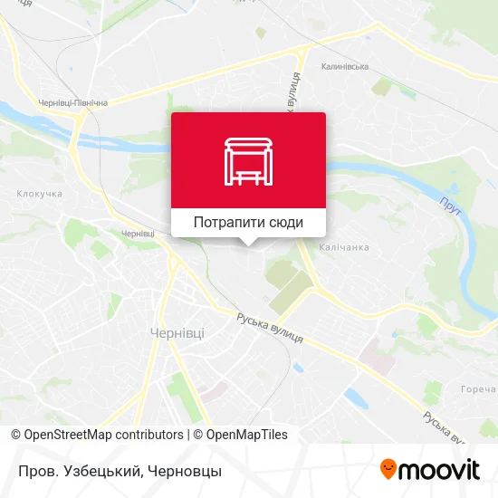 Карта Пров. Узбецький