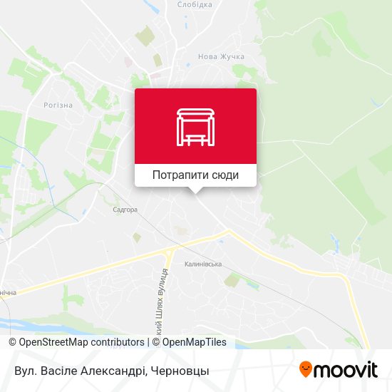 Карта Вул. Васіле Александрі
