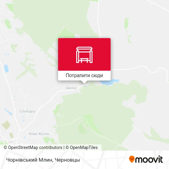 Карта Чорнівський Млин