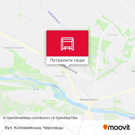 Карта Вул. Коломийська