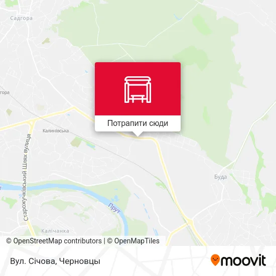 Карта Вул. Січова