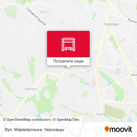 Карта Вул. Марморозька