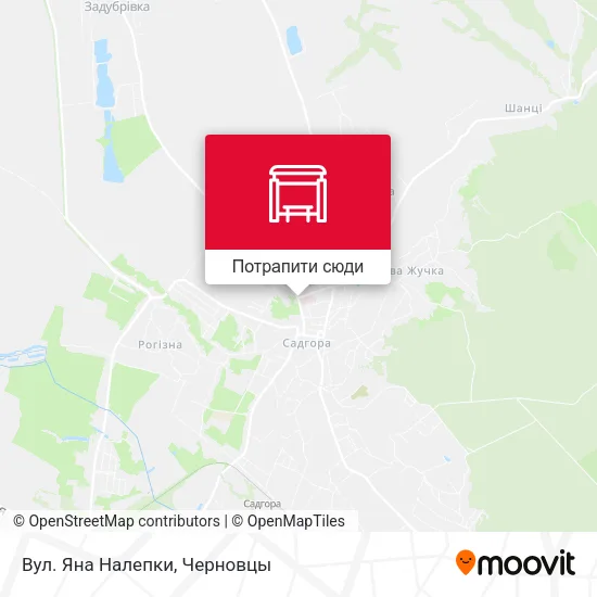 Карта Вул. Яна Налепки