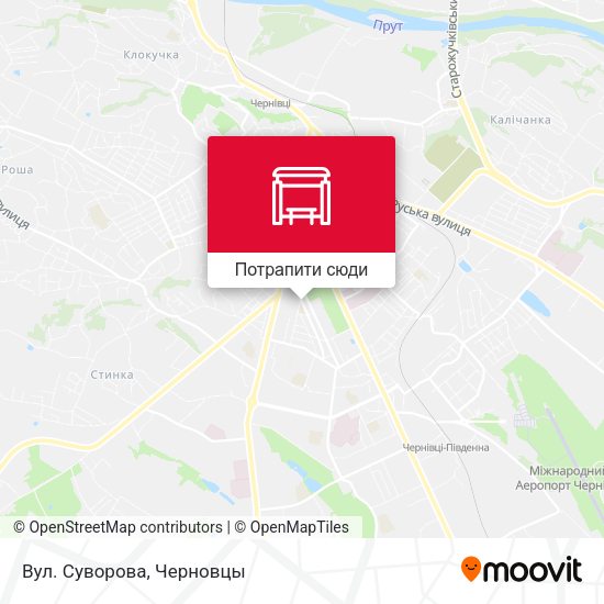 Карта Вул. Суворова