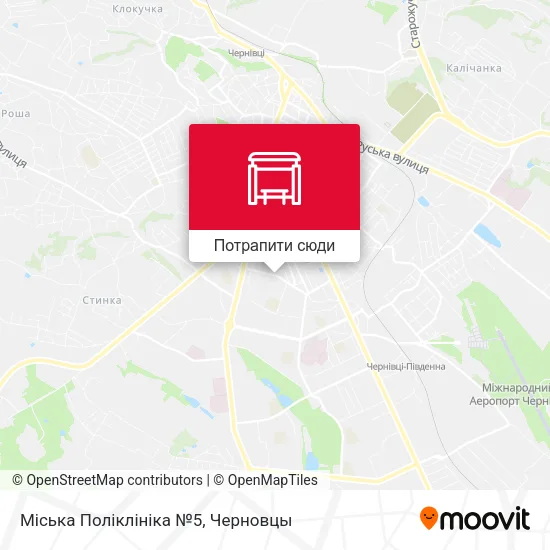 Карта Міська Поліклініка №5