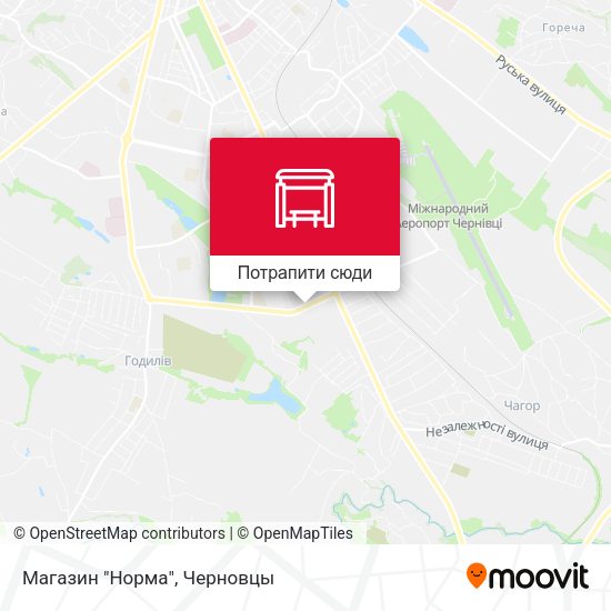 Карта Магазин "Норма"
