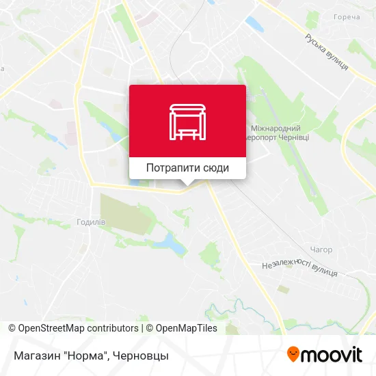 Карта Магазин "Норма"