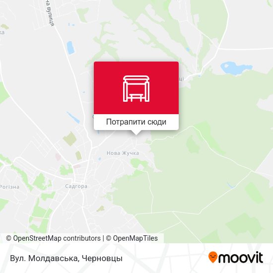 Карта Вул. Молдавська