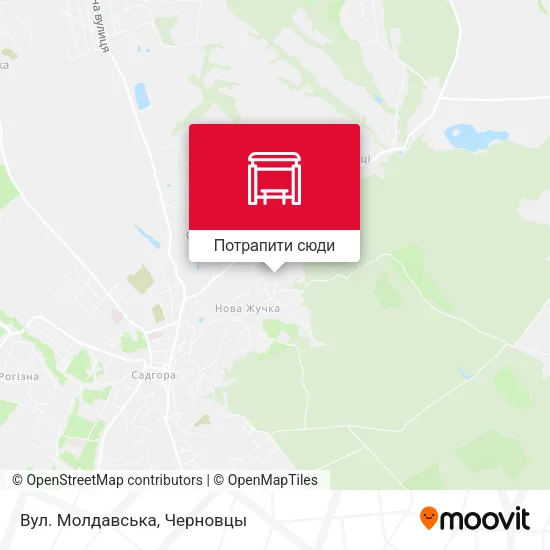 Карта Вул. Молдавська