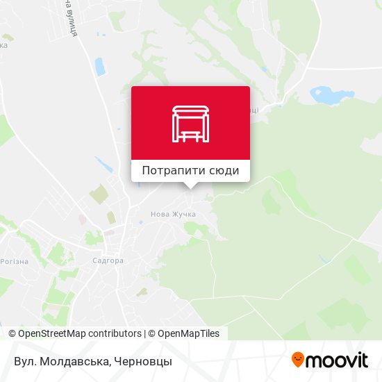 Карта Вул. Молдавська