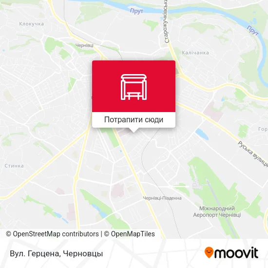 Карта Вул. Герцена