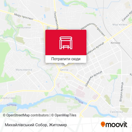 Карта Михайлівський Собор