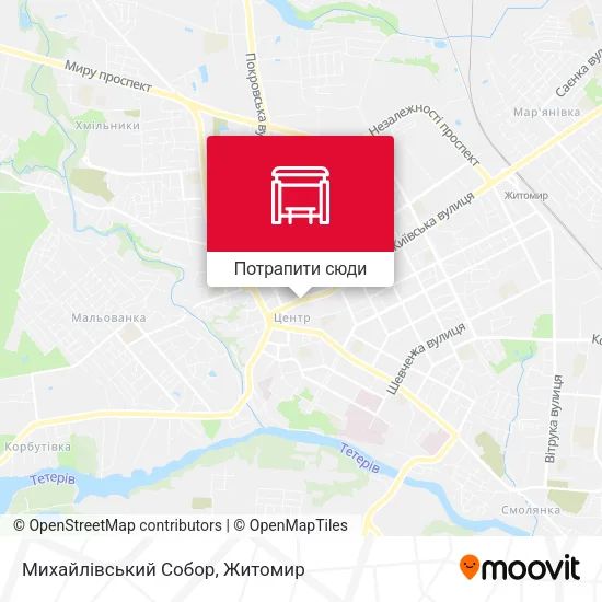 Карта Михайлівський Собор