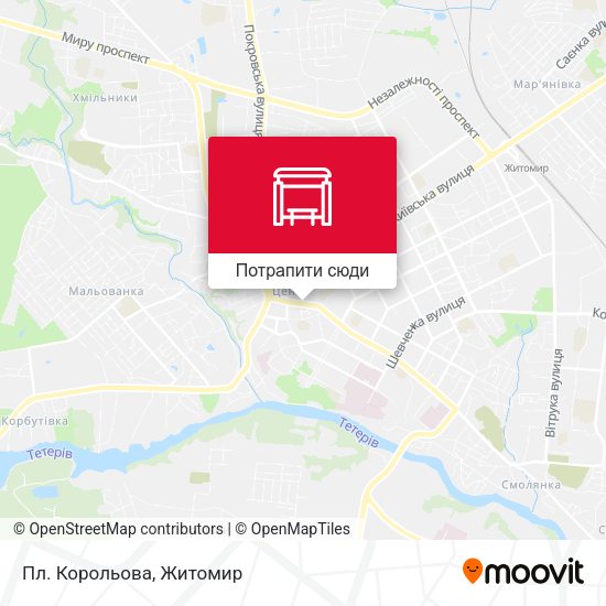 Карта Пл. Корольова