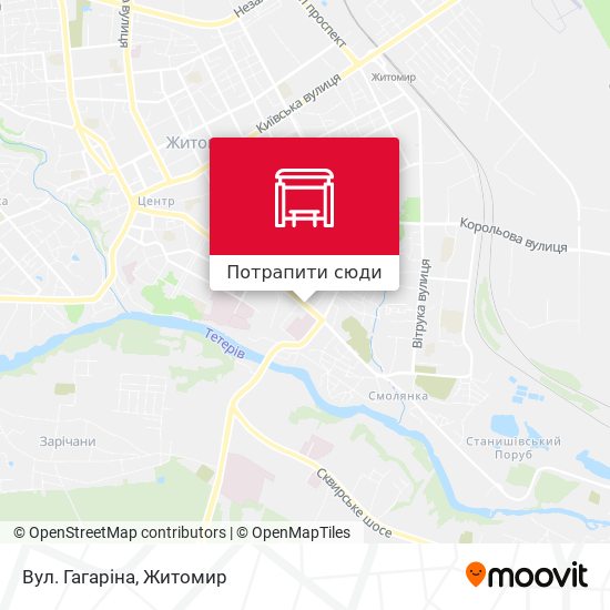 Карта Вул. Гагаріна