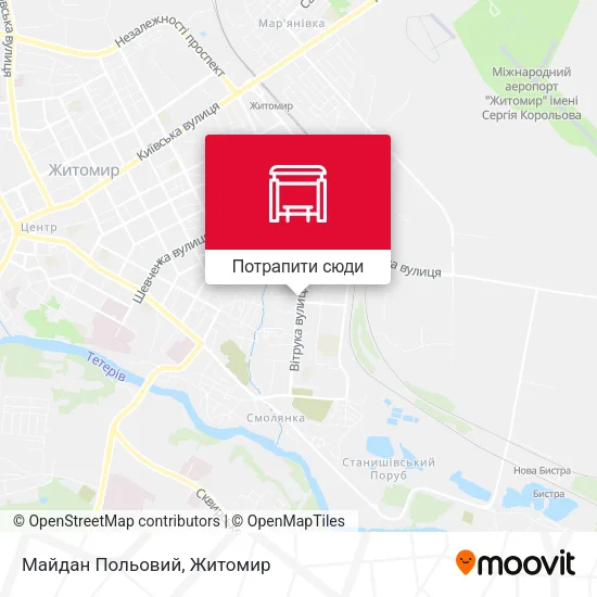 Карта Майдан Польовий