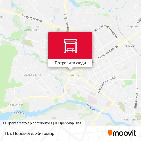 Карта Пл. Перемоги