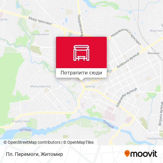 Карта Пл. Перемоги