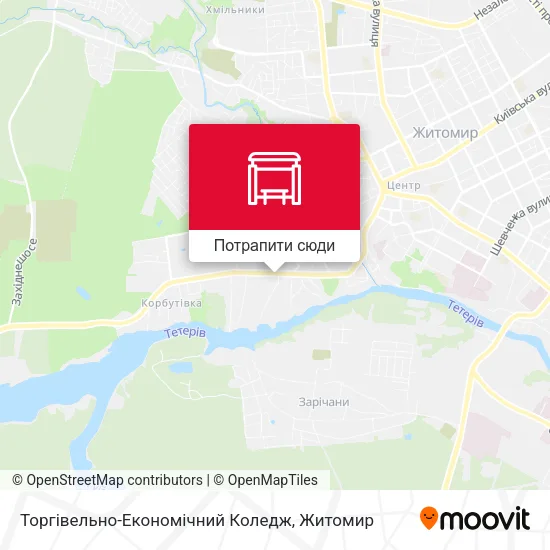 Карта Торгівельно-Економічний Коледж