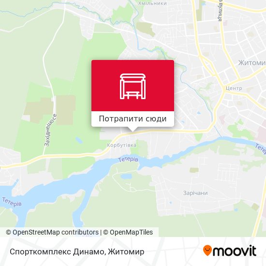 Карта Спорткомплекс Динамо