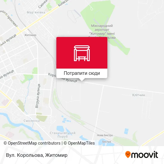 Карта Вул. Корольова