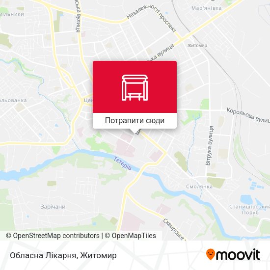 Карта Обласна Лікарня