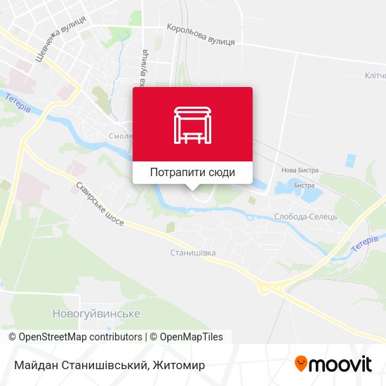 Карта Майдан Станишівський