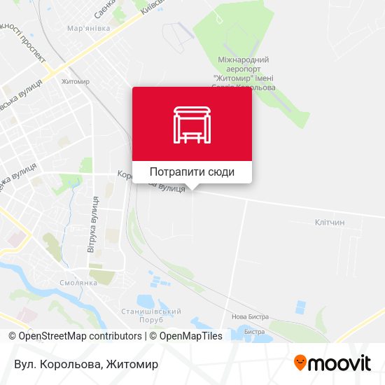 Карта Вул. Корольова